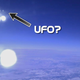 Illustration for article titled Is this a picture of UFOs shooting laser beams at an airplane?